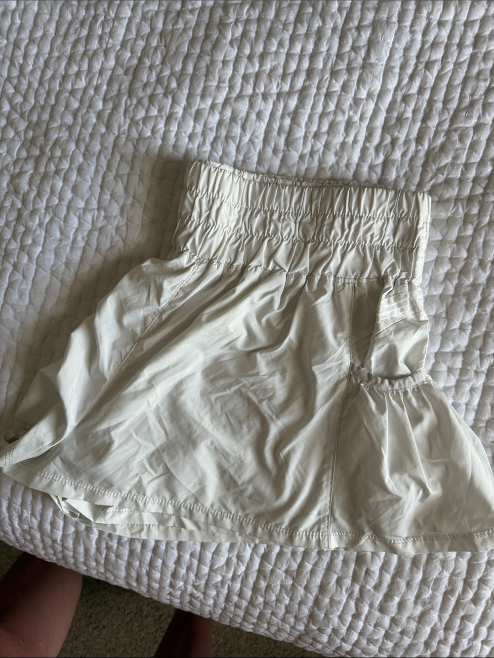 Free people White athletic high waisted shirts